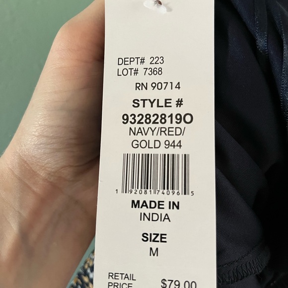 Multi-colored dress - Medium midi - Picture 6 of 7